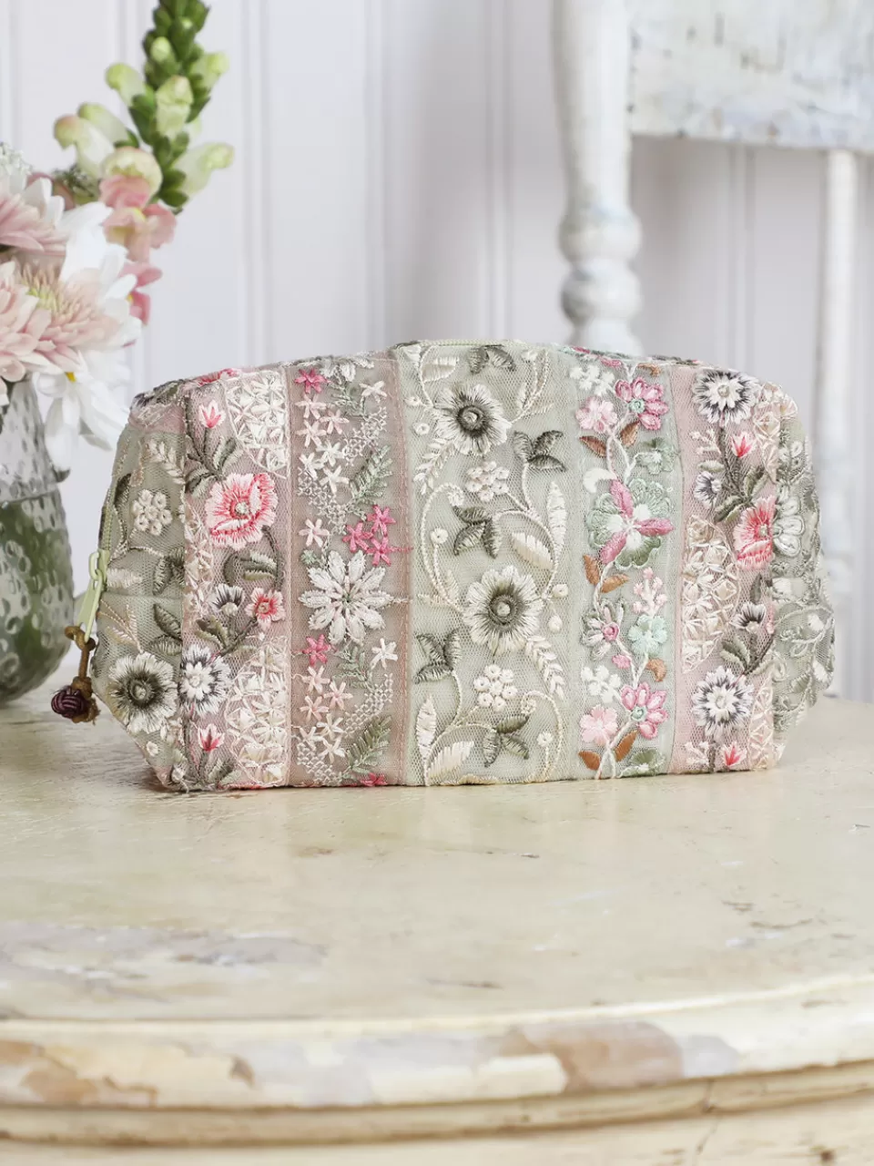 Bel Canto Cosmetic Bag - Vintage Rose^April Cornell Shop