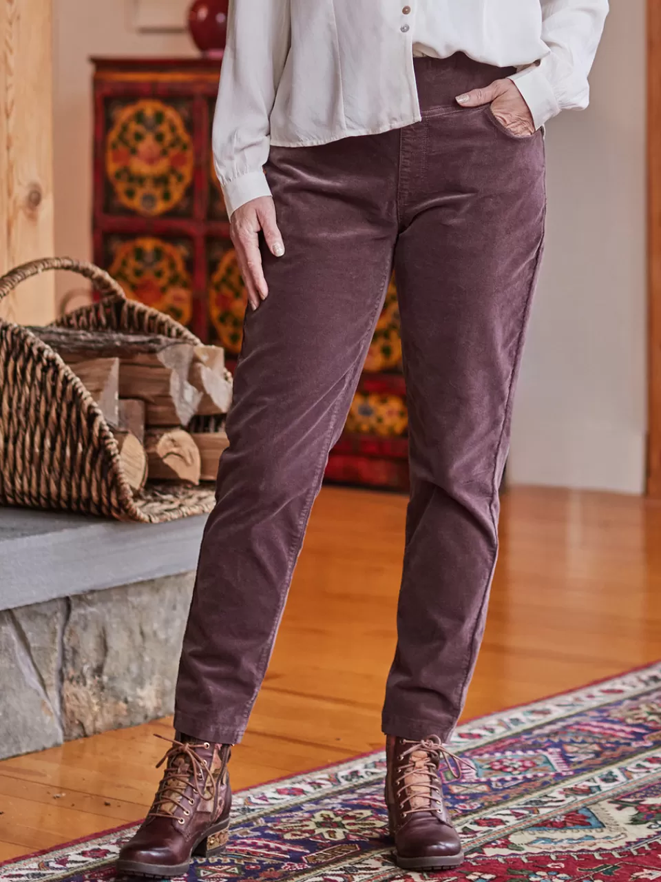Cache Pinwale Corduroy Pull On Pant -^April Cornell Best